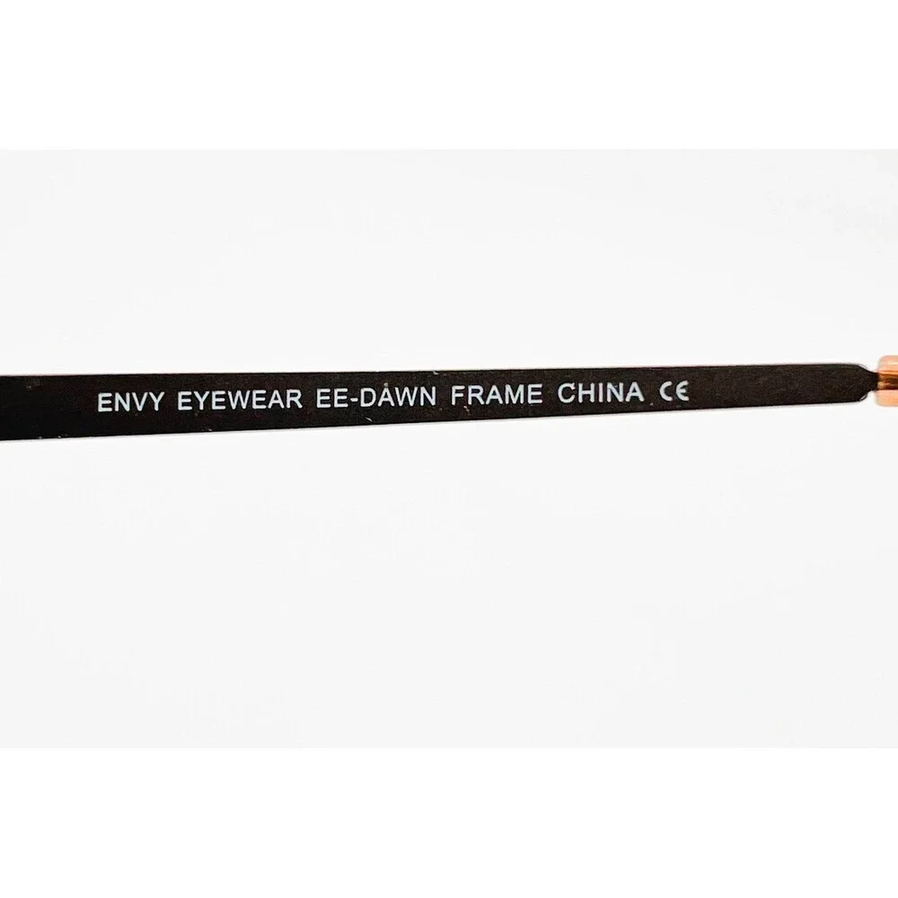 Envy Eyewear Eyeglasses Frames Womens Brown EE-DAWN Stainless Steel 52-16-135
